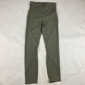 Lululemon Leggings Women's Size 4 Green Bootcamp Ready Tights